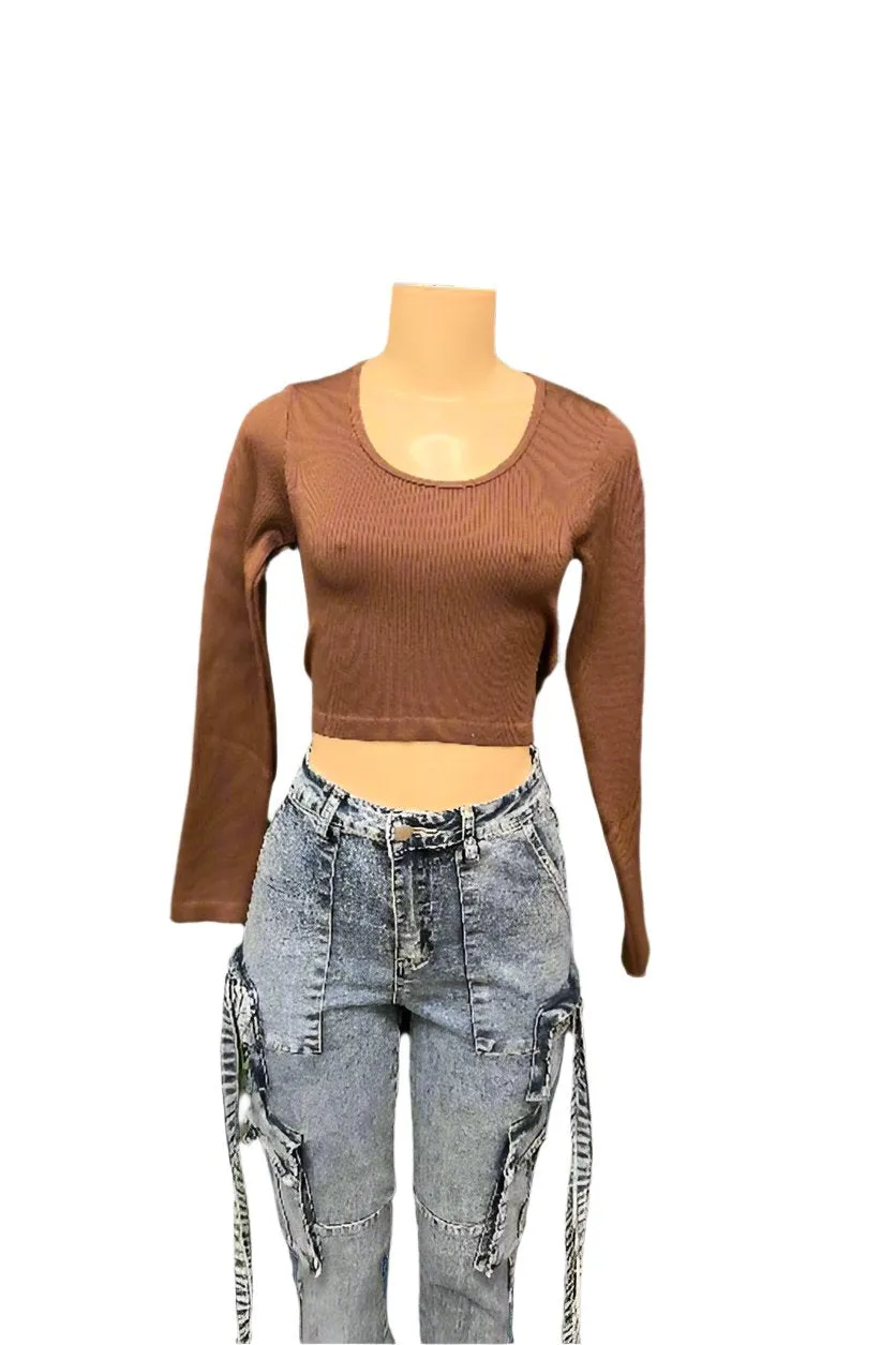 Long Sleeve Scoop Neck