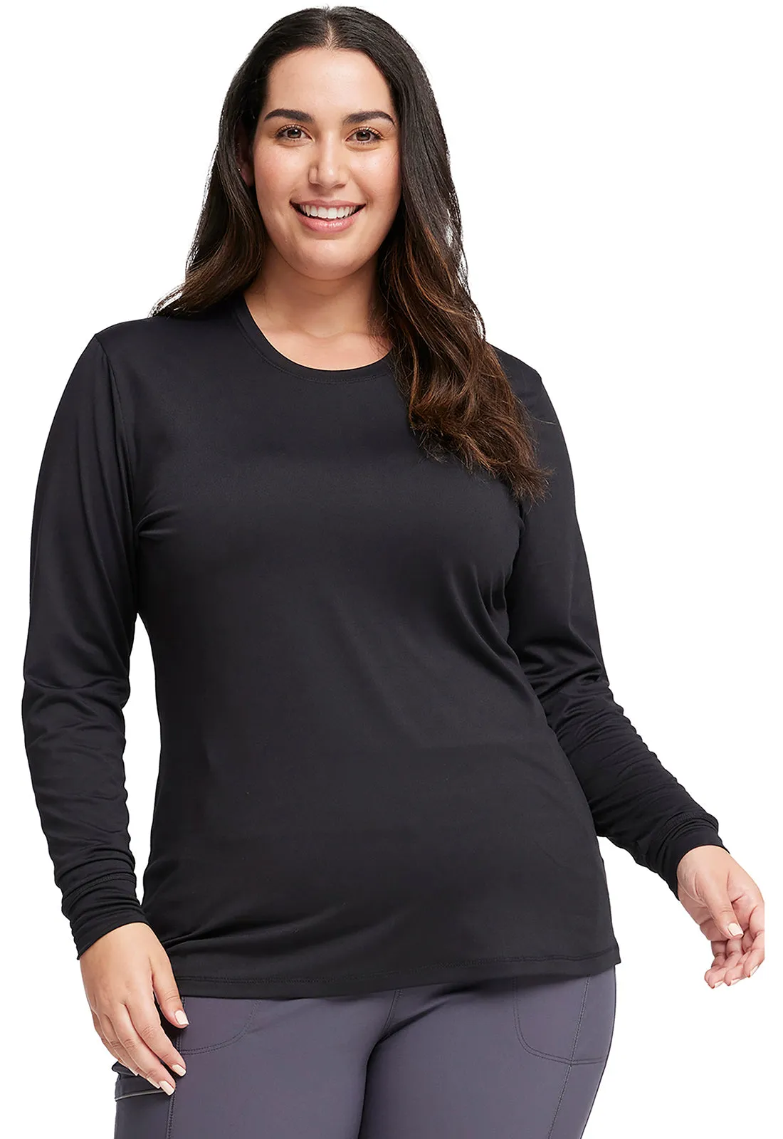Long Sleeve Underscrub Knit Tee Cherokee Infinity