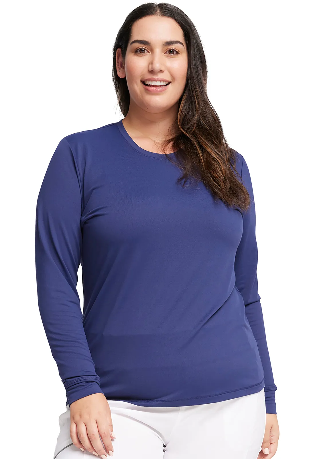 Long Sleeve Underscrub Knit Tee Cherokee Infinity