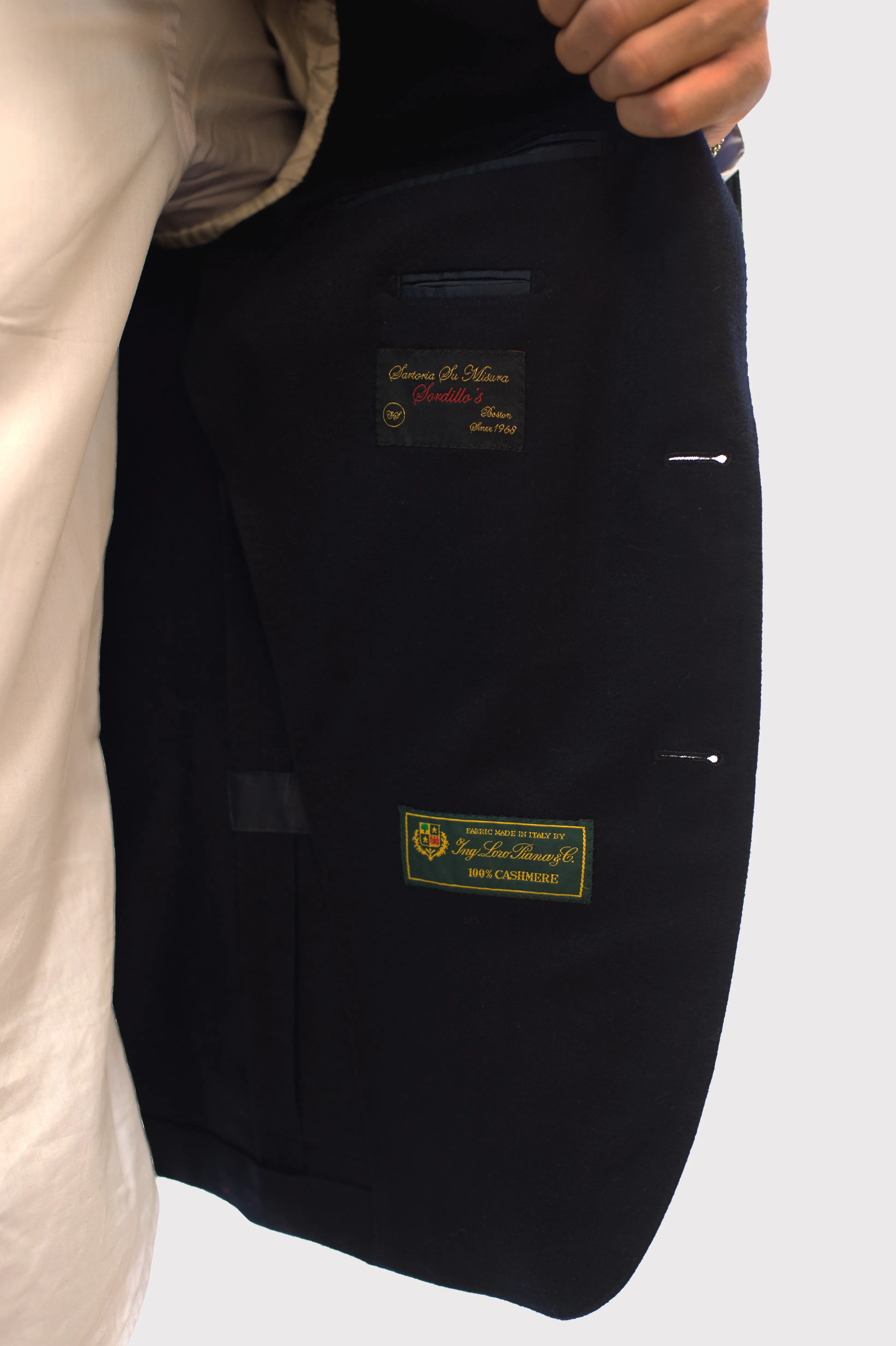 Loro Piana Dark Blue Cashmere Jacket
