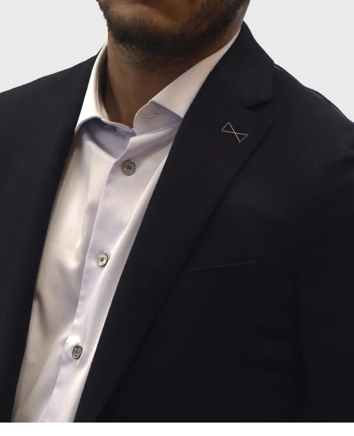 Loro Piana Dark Blue Cashmere Jacket