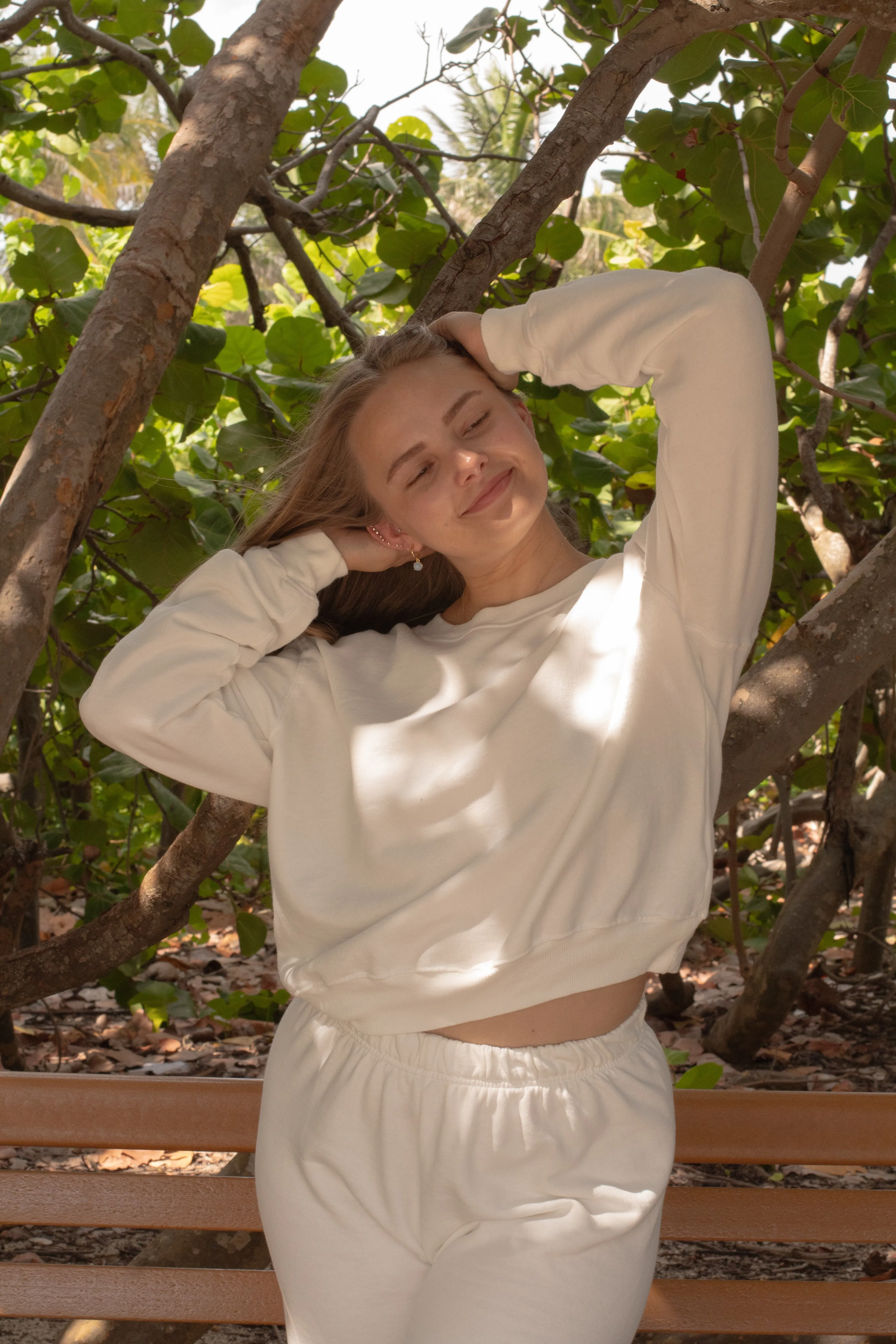 Lounge Crewneck (White)