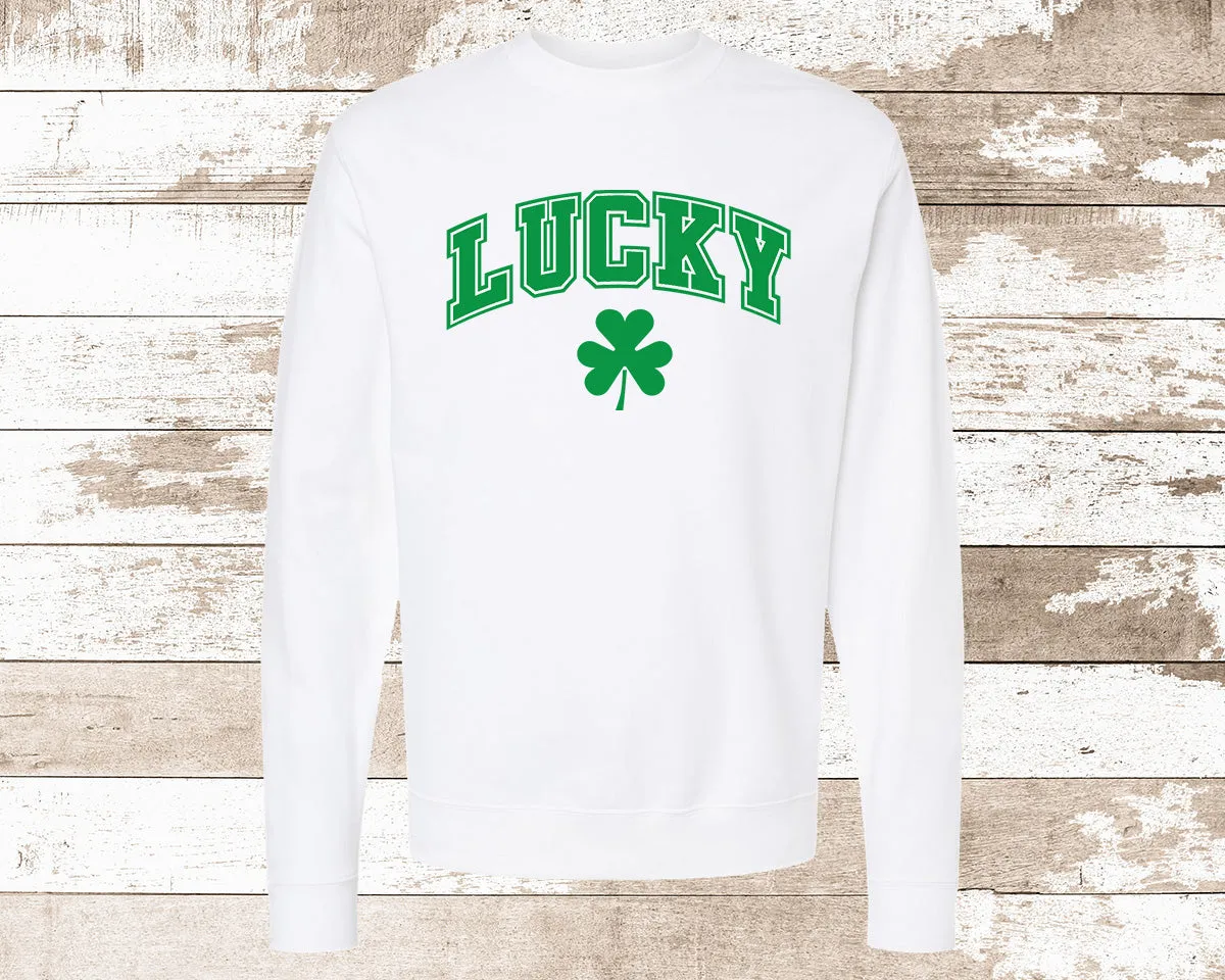 Lucky St. Patrick's Day Crewneck Sweatshirt