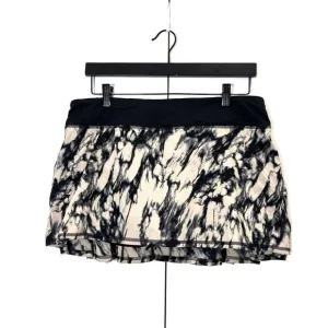 Lululemon Run Pace Setter Skirt Women’s 10  Granite Built In Shorts Pleated