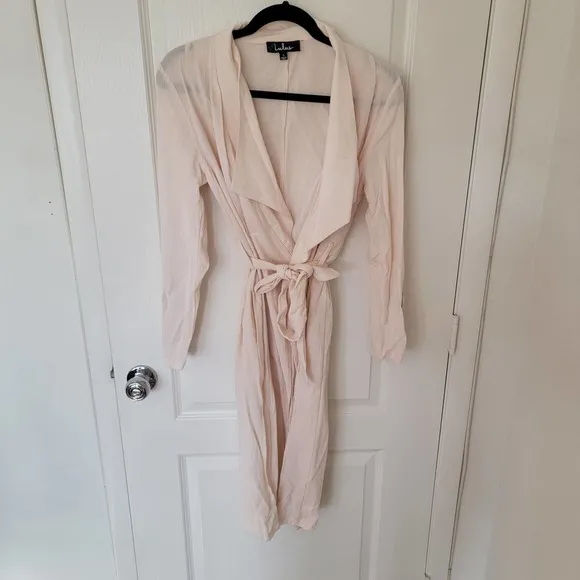Lulus Pink Wrap Coverup Dress Size Small