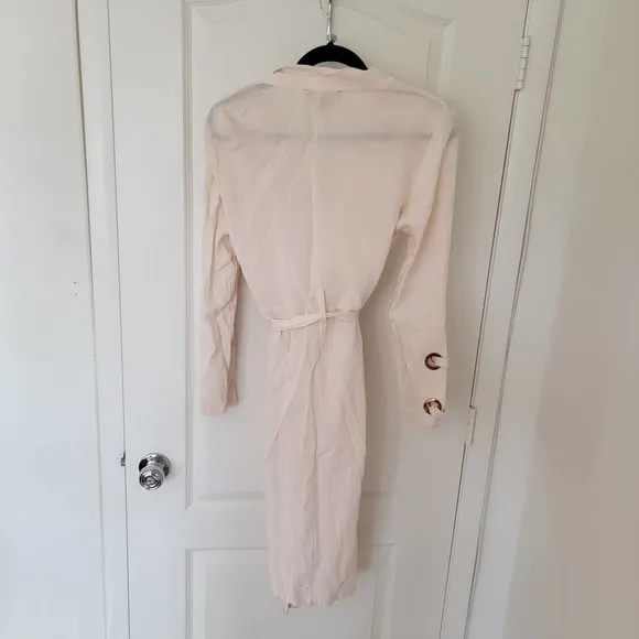 Lulus Pink Wrap Coverup Dress Size Small