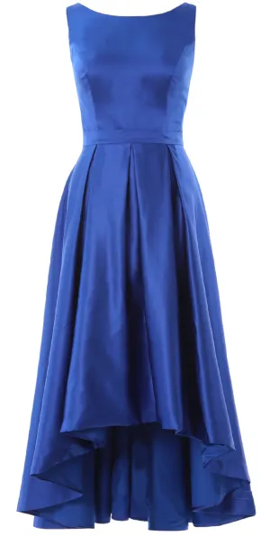 MACloth Hi-Lo Bridesmaid Dresses Sleeveless Cocktail Wedding Party Formal Gown