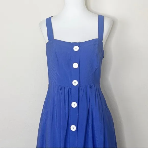 Maeve by Anthropologie Rosemary Indigo Midi Dress
