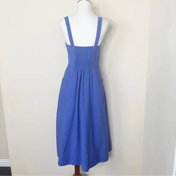 Maeve by Anthropologie Rosemary Indigo Midi Dress
