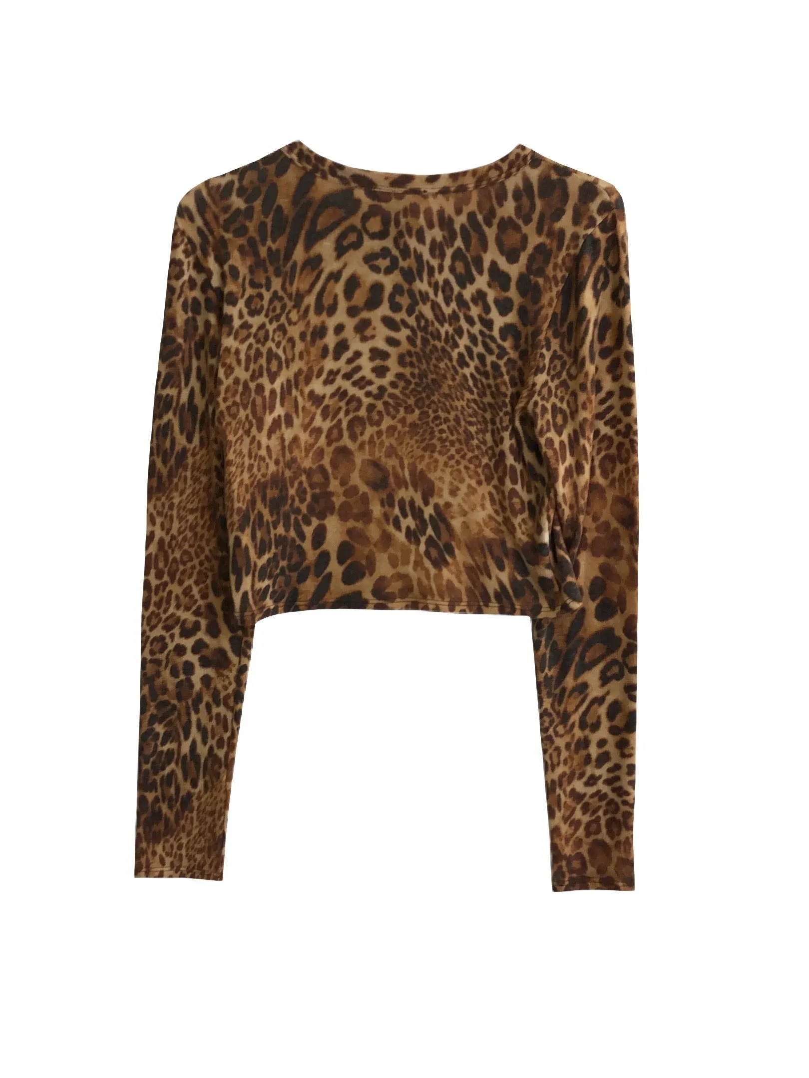 Maggie Leopard Crop Top