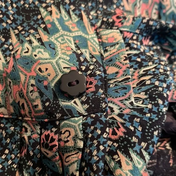 Marc Jacobs Abstract Print Silk Skirt Size 2
