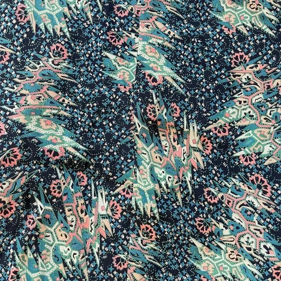 Marc Jacobs Abstract Print Silk Skirt Size 2