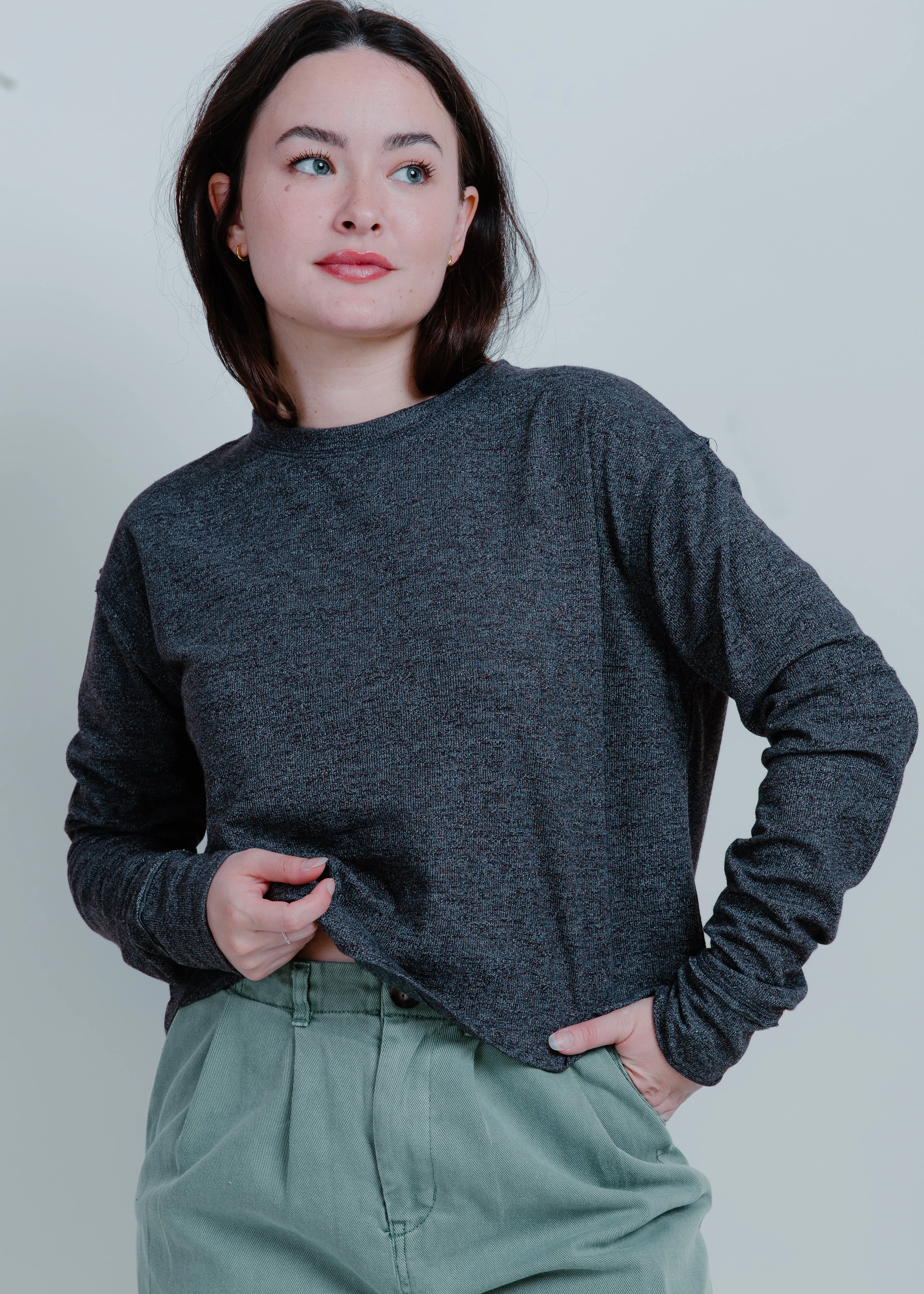Marley Crewneck - Charcoal