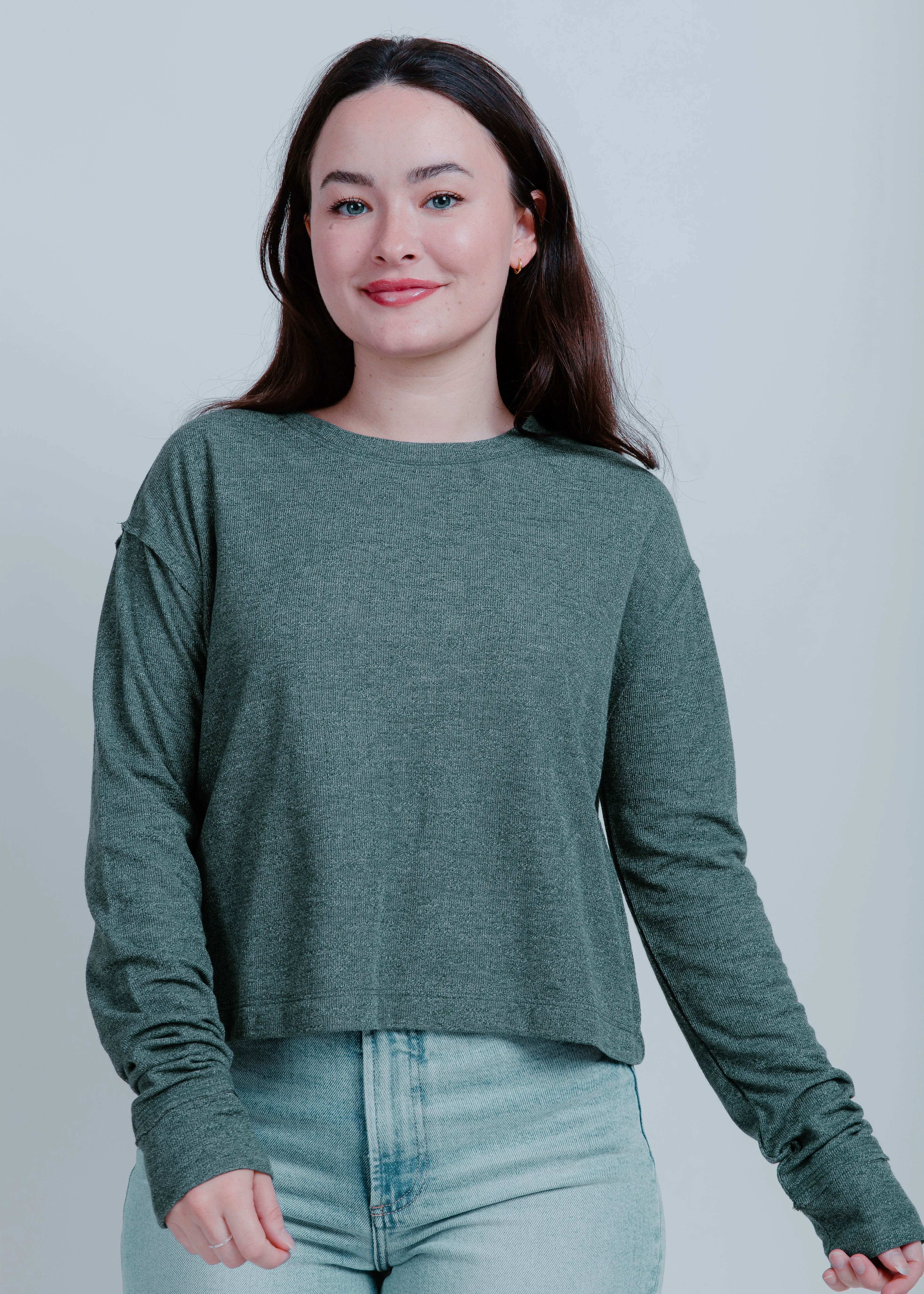 Marley Crewneck - Hunter Green