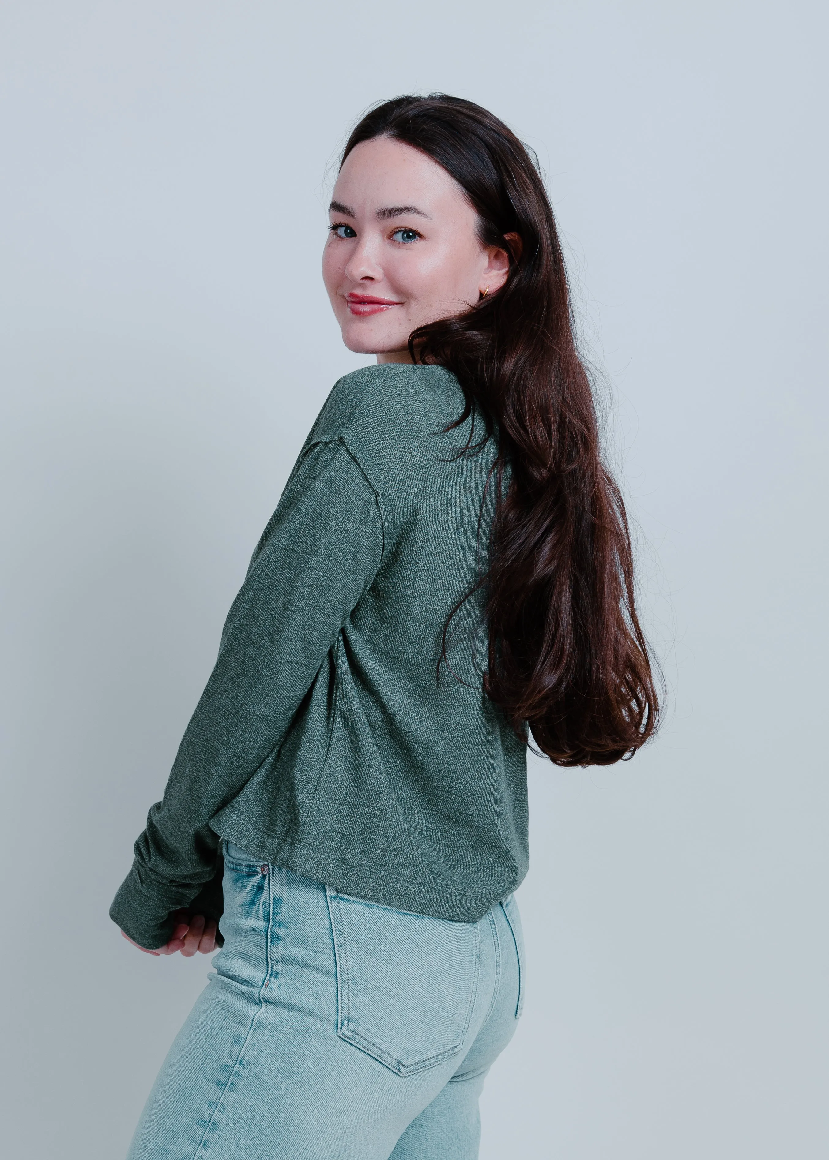 Marley Crewneck - Hunter Green