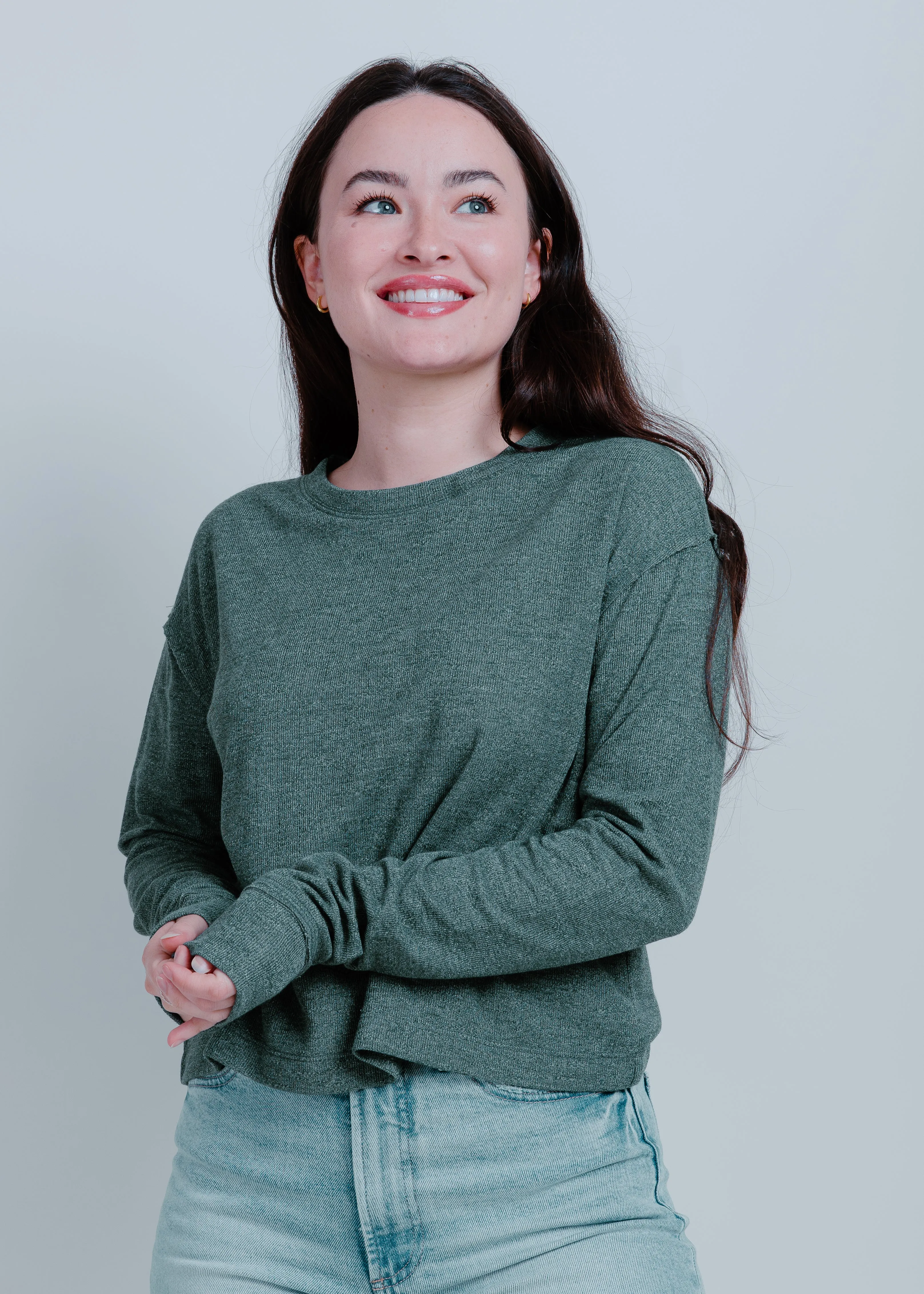 Marley Crewneck - Hunter Green