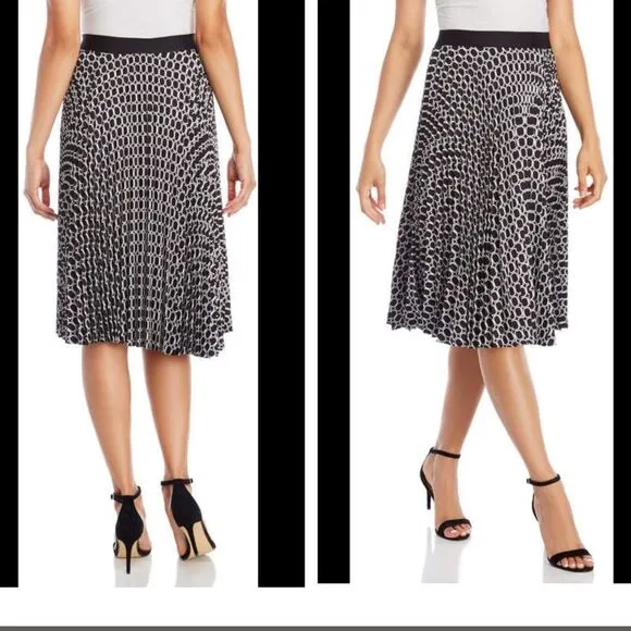 Max studio pleated skirt