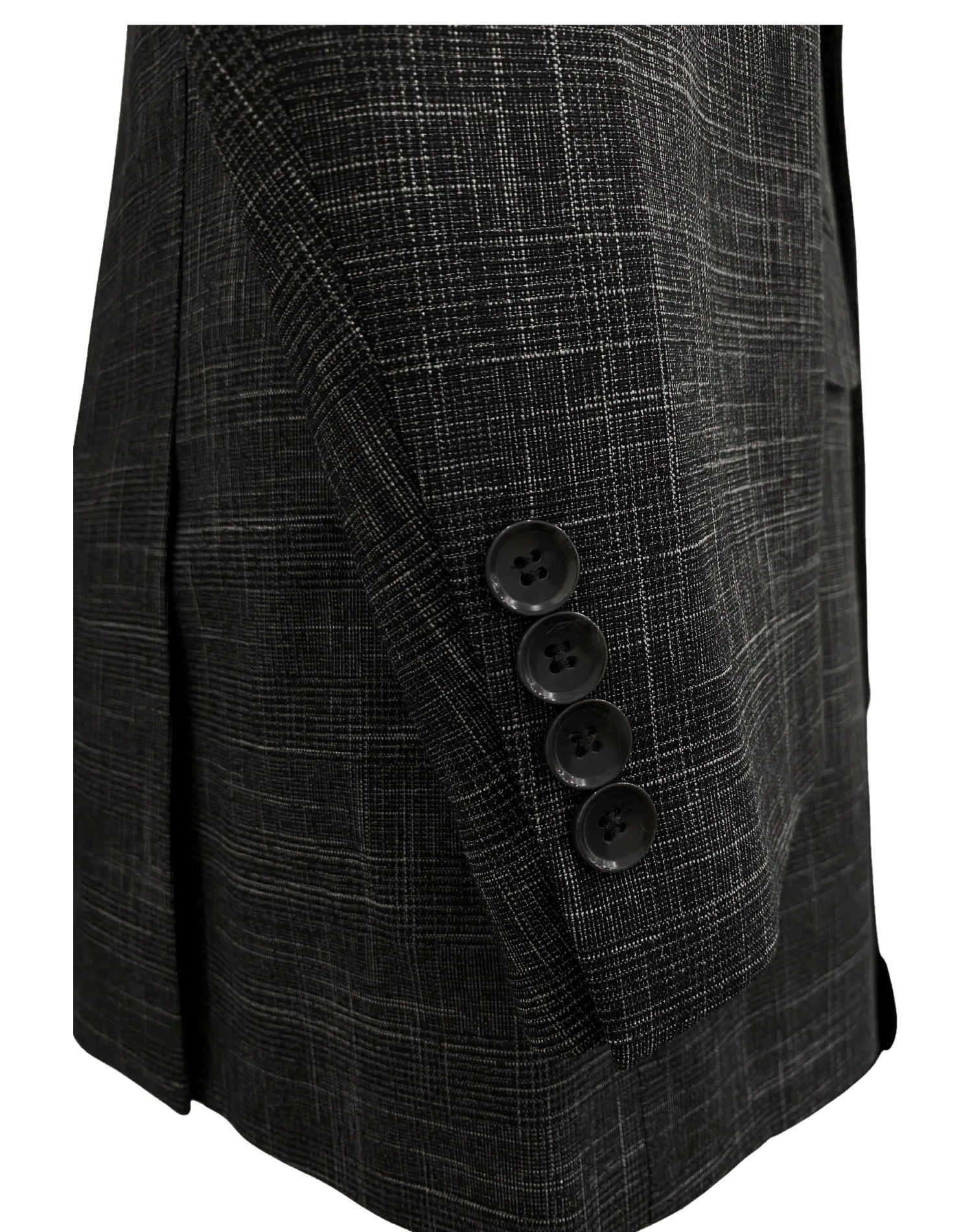 Mazari Double Breasted Modern Fit Suit - NYC Black 2336
