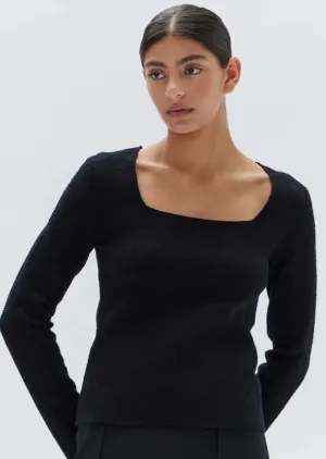 MEREDITH SQUARE NECK Top