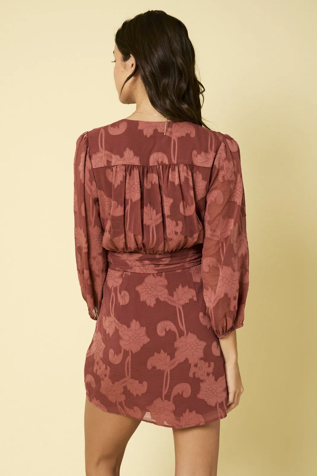 MIA WRAP MINI DRESS // FINAL SALE-DAMAGED