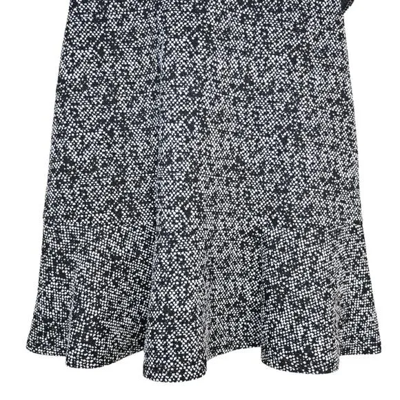 Michael Michael Kors Womens S Jacquard Flounce Fit and Flare Dress NEW