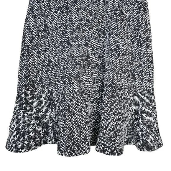 Michael Michael Kors Womens S Jacquard Flounce Fit and Flare Dress NEW