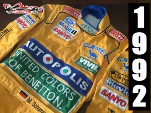 Michael Schumacher 1992 Replica racing suit / Benetton F1
