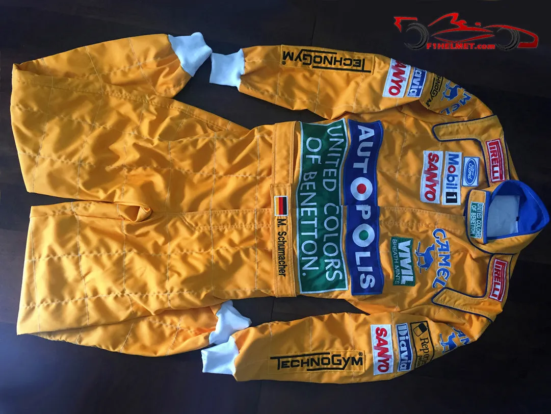 Michael Schumacher 1992 Replica racing suit / Benetton F1