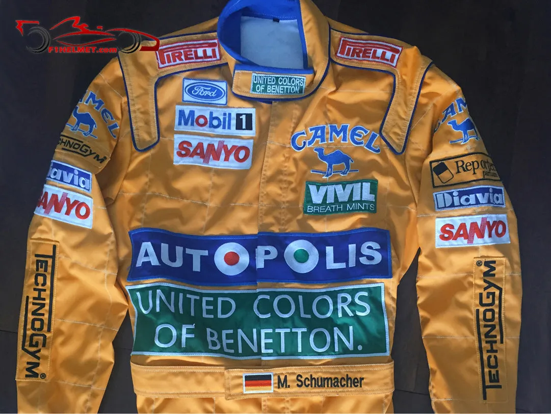 Michael Schumacher 1992 Replica racing suit / Benetton F1