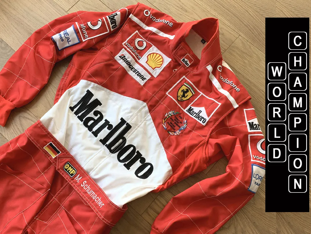 Michael Schumacher Racing Suit WORLD CHAMPION / Ferrari F1