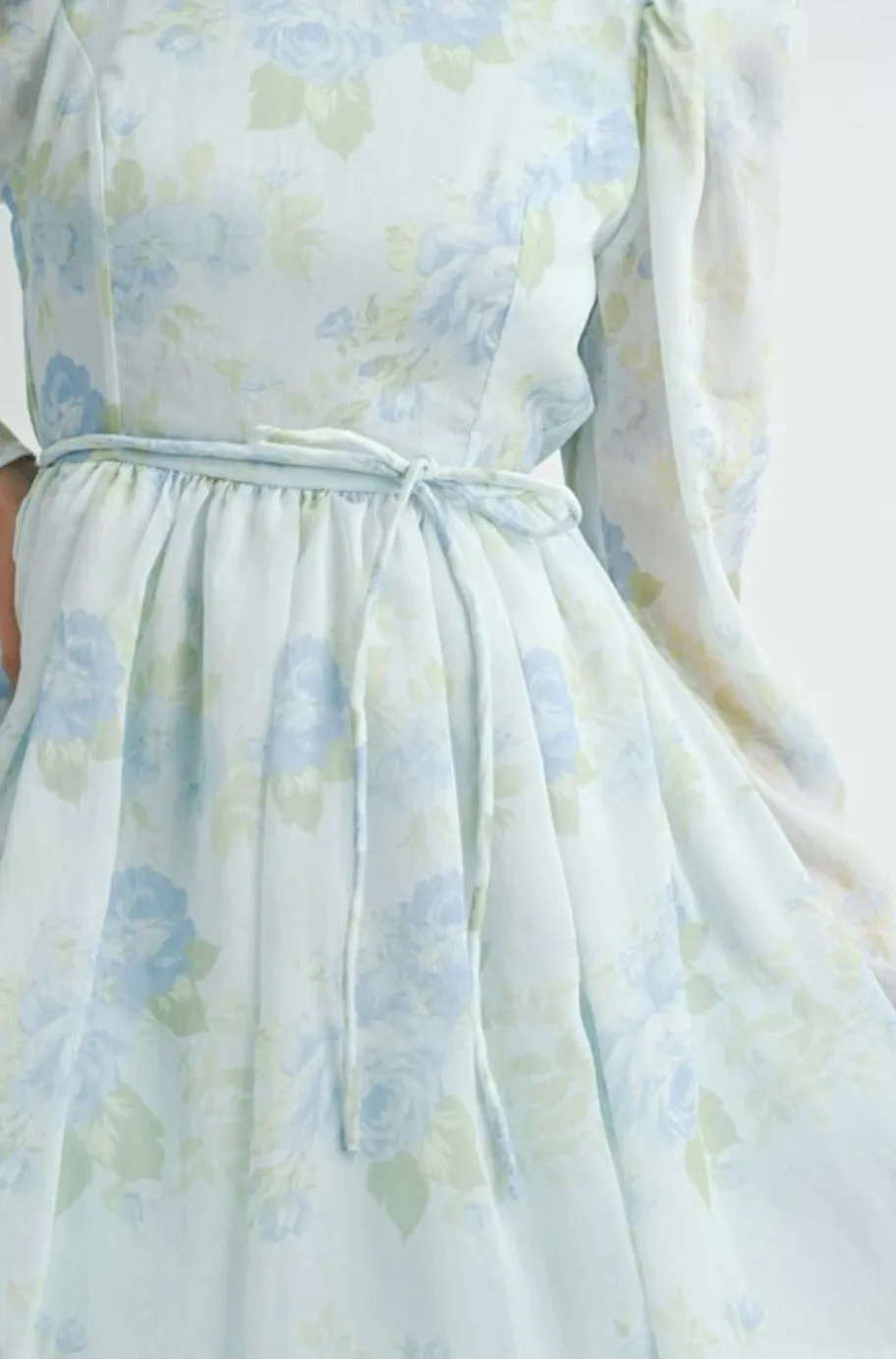 Milly Floral Blue Dress
