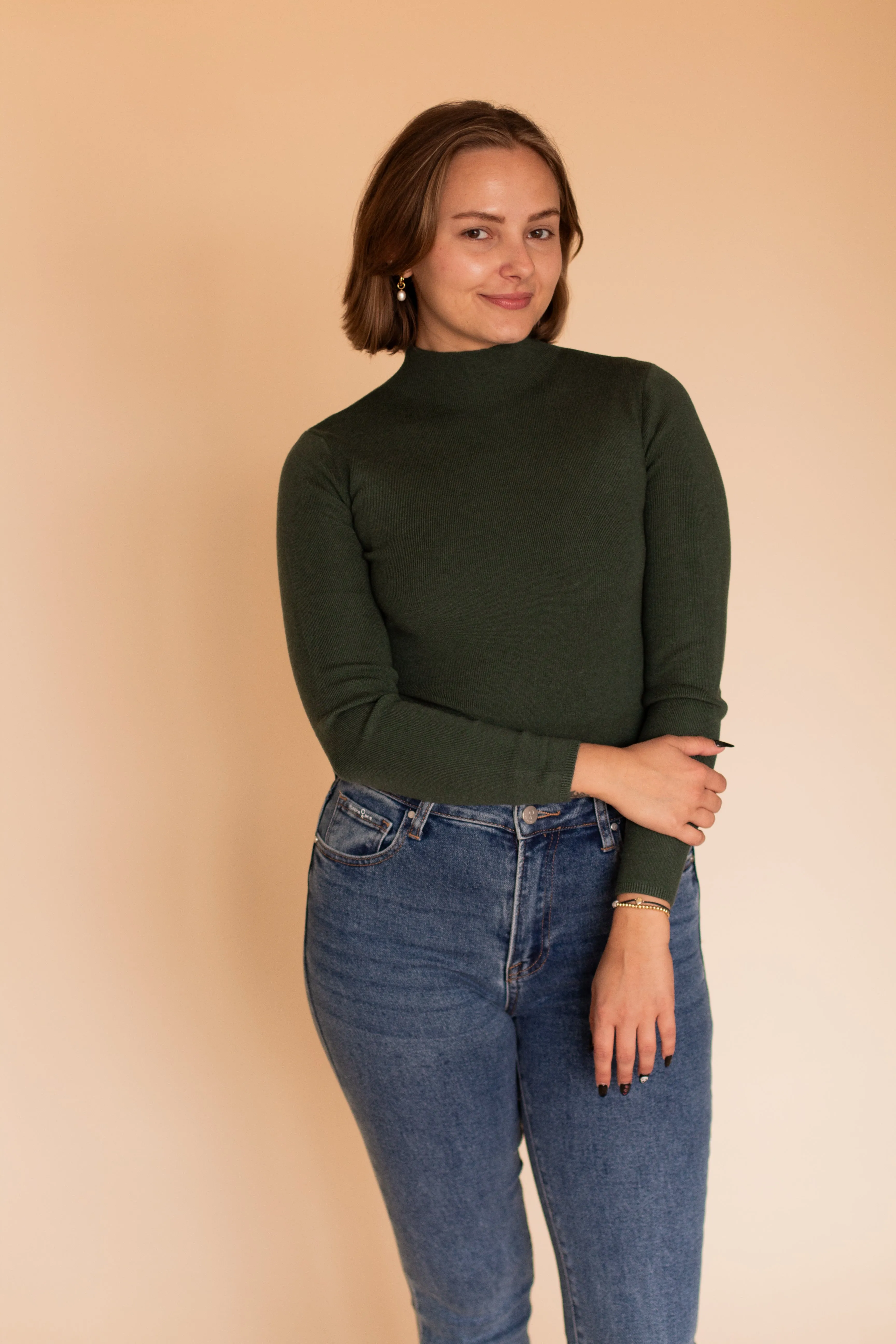 Mockneck Long Sleeve (Green)