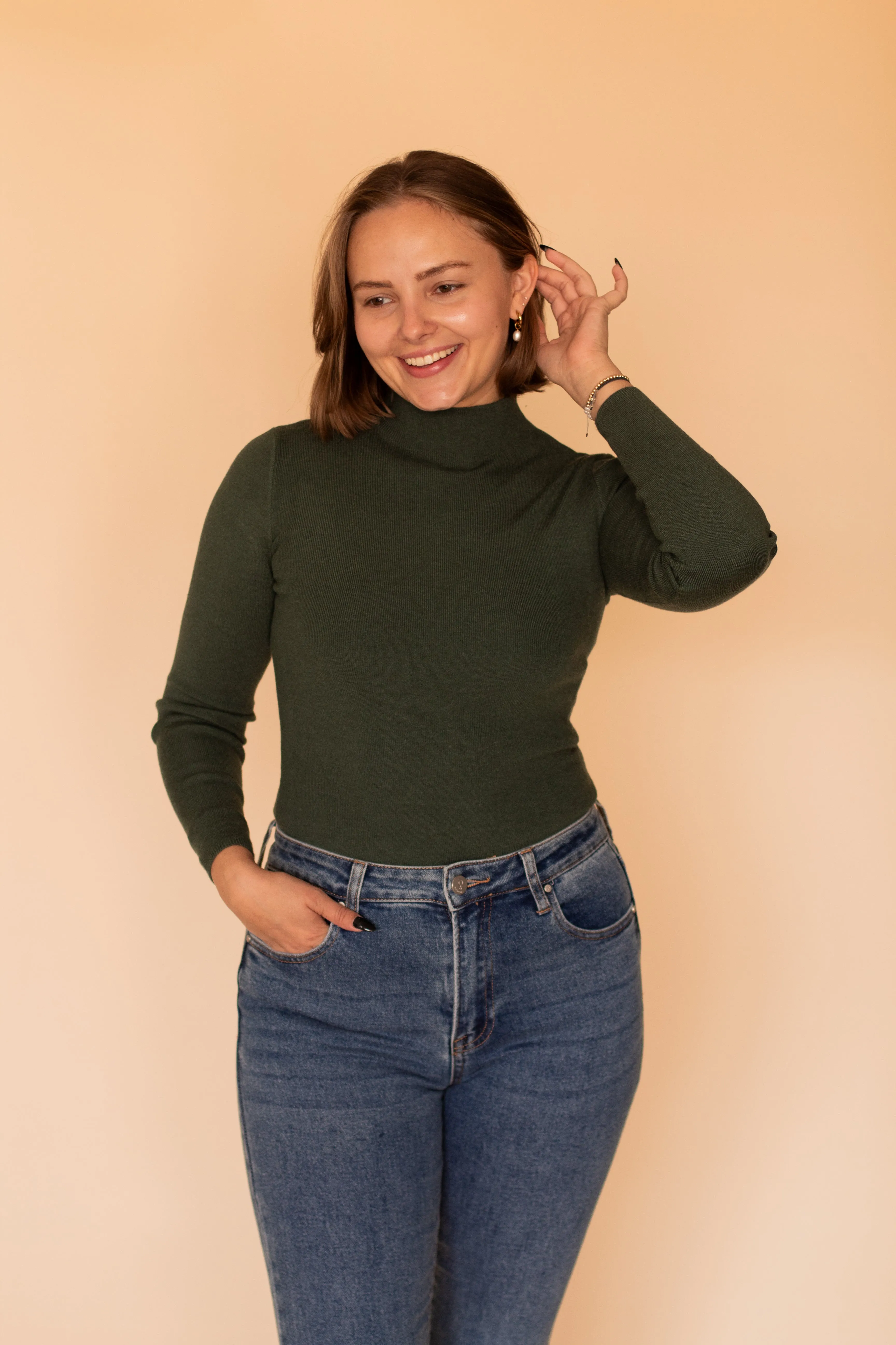 Mockneck Long Sleeve (Green)