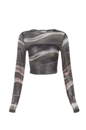 Mona Mesh Top
