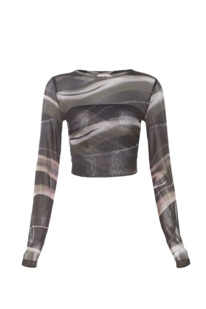 Mona Mesh Top