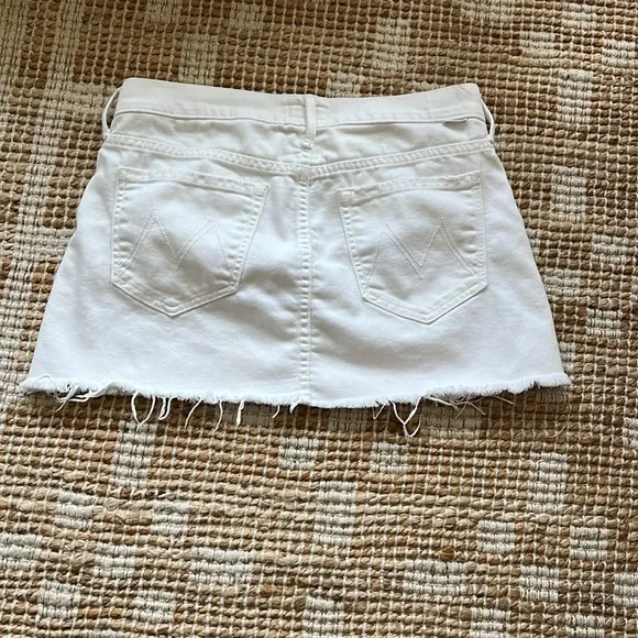 MOTHER A-Line Mini Fray Skirt size 26