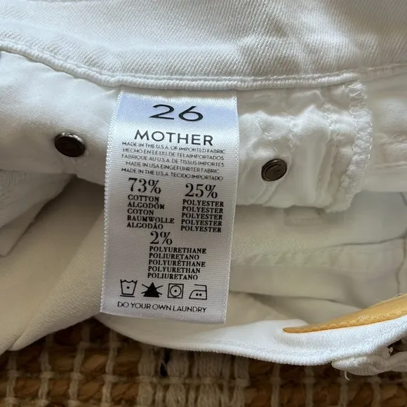 MOTHER A-Line Mini Fray Skirt size 26