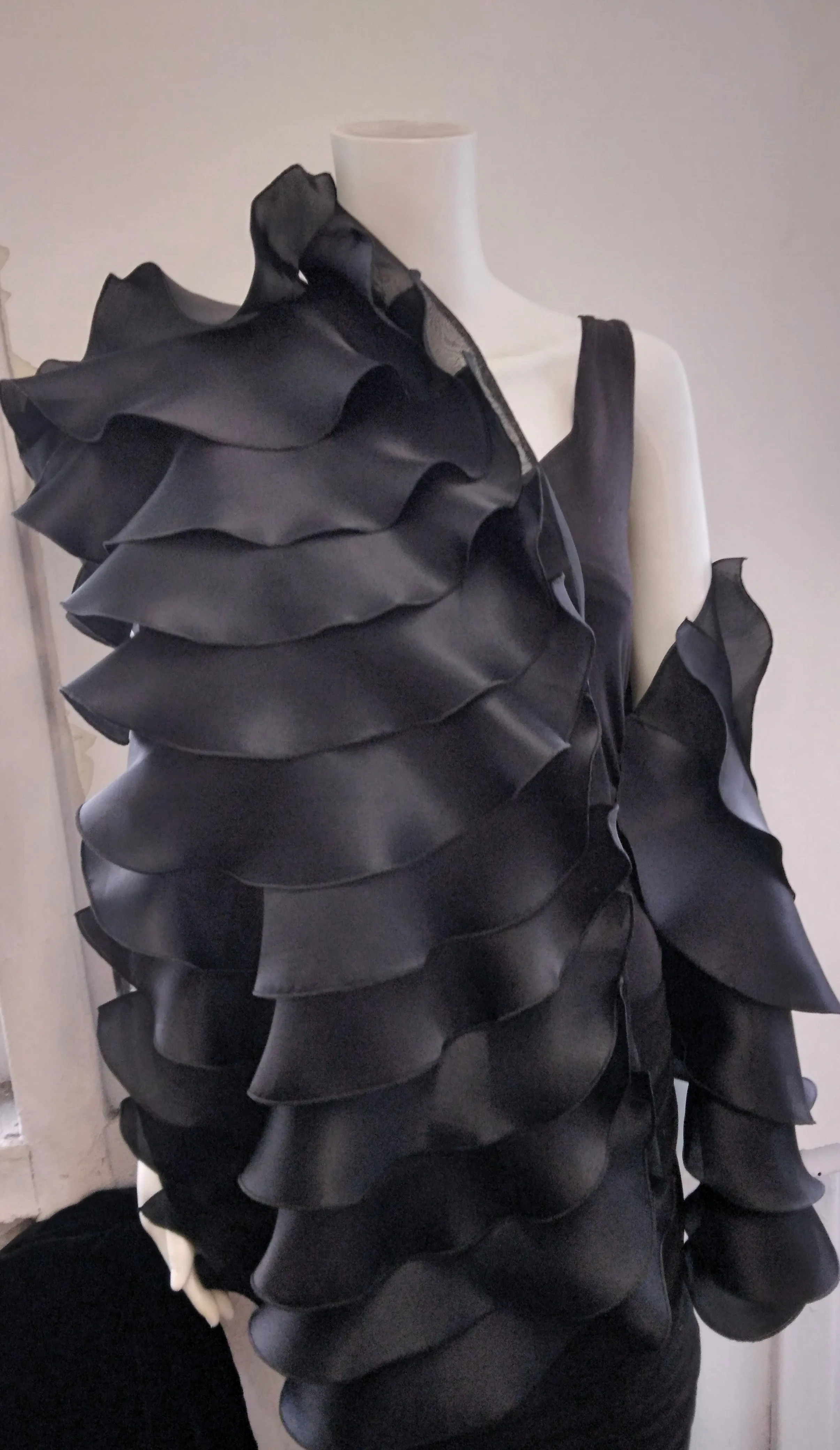 Multi Ruffle Wrap