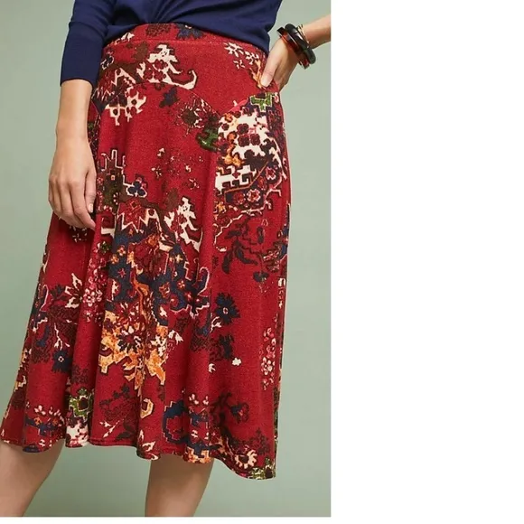 NEW Anthropologie Narberth A-Line skirt
