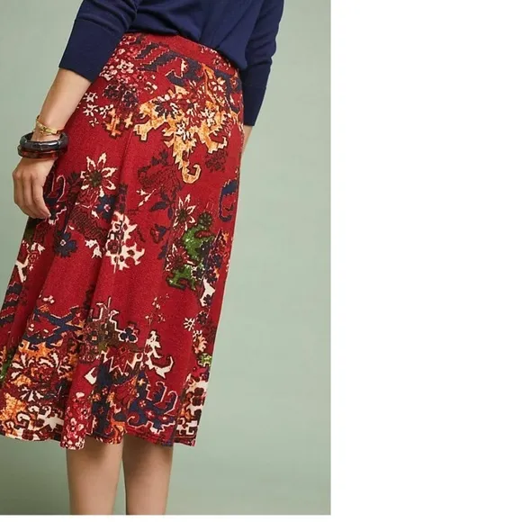 NEW Anthropologie Narberth A-Line skirt