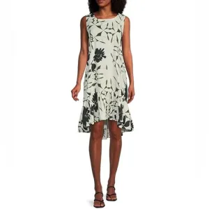 New! Bryn Walker Dress Angelita Floral Cotton Sleeveless Waistless Ruffle XL