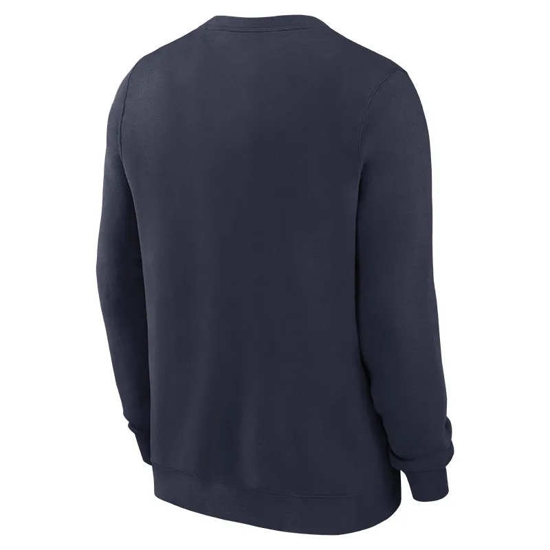 Nike Cotton Penn State over Lion Head Crewneck Sweatshirt