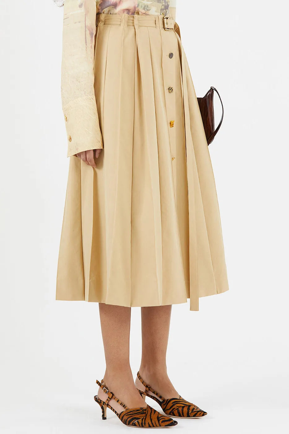 Noor Skirt in Tan