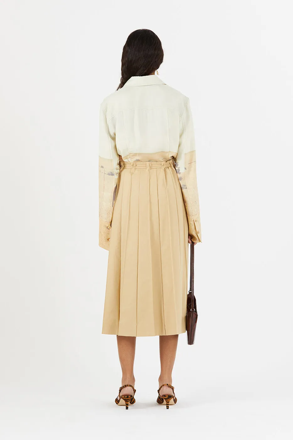 Noor Skirt in Tan