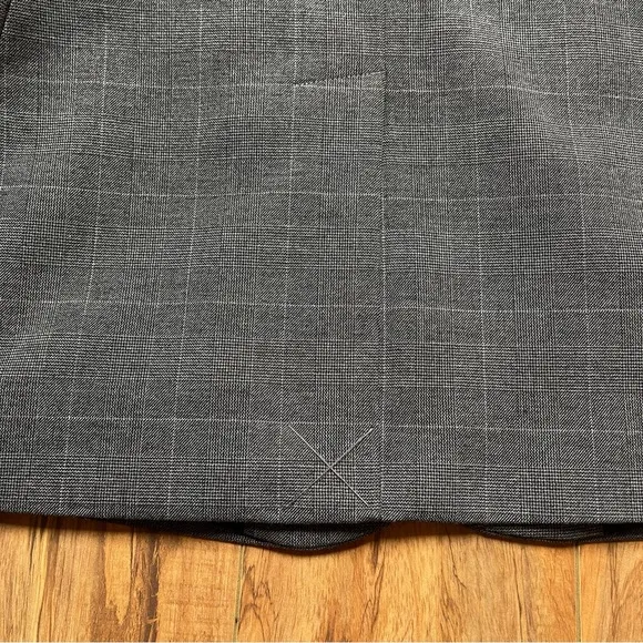 NWOT &amp; Other Stories Cinch Waist Microplaid Blazer Size US 2