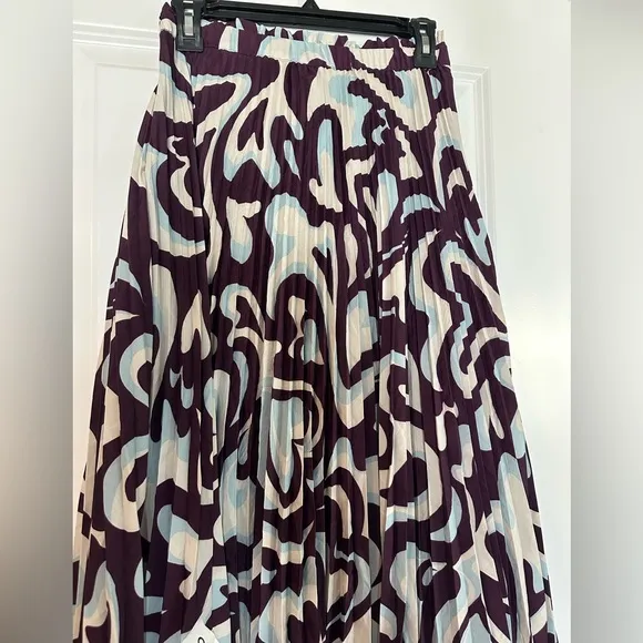 NWOT The Valerie Pleated Midi Skirt by Maeve: Michelle Armas Edition Medium