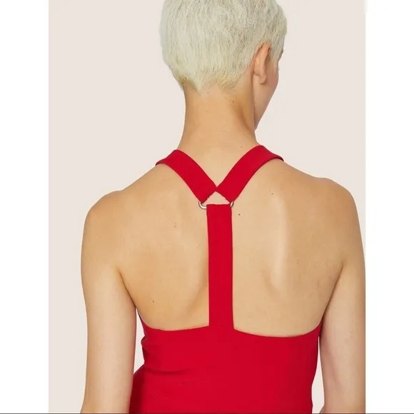 NWT Armani Exchange Buckled Racerback Dress