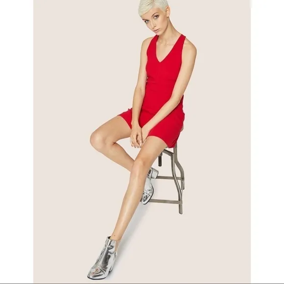 NWT Armani Exchange Buckled Racerback Dress