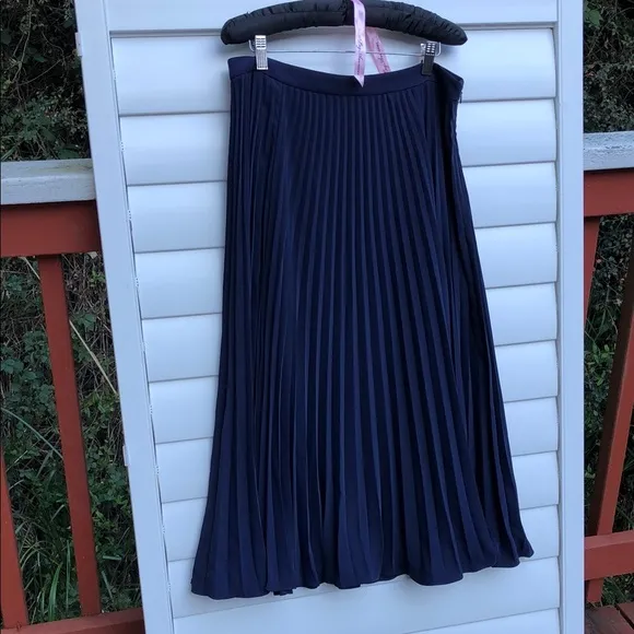 NWT Boden A-Line Midi Skirt with Pleats