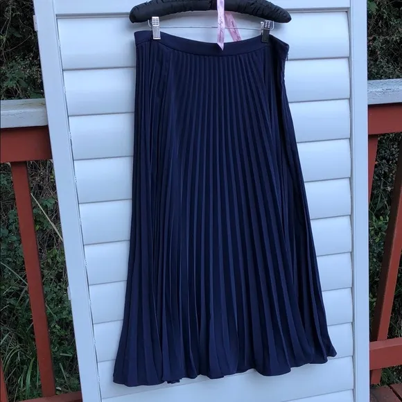NWT Boden A-Line Midi Skirt with Pleats
